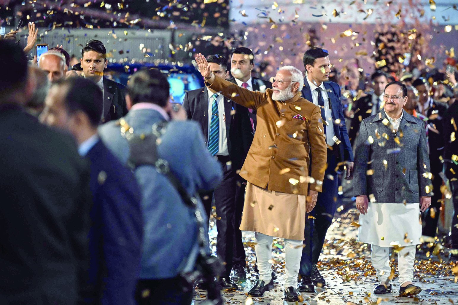 BJP celebrates landslide New Delhi win