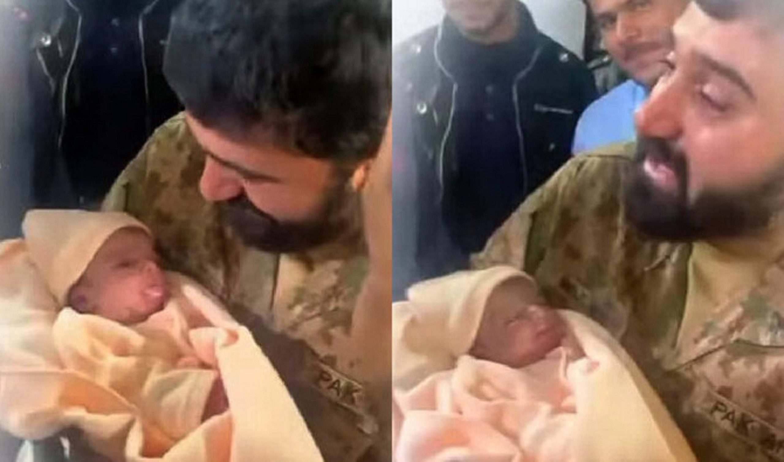 Army officer adopts infant girl rescued after being buried alive
