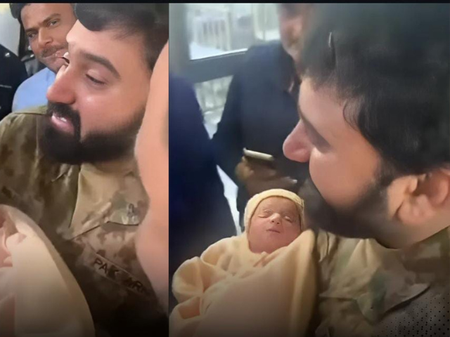 Army major steps in to adopt baby girl after rescue from burial site in Nowshera