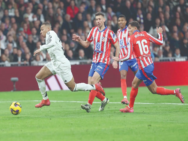 Mbappe secures Real Madrid derby draw