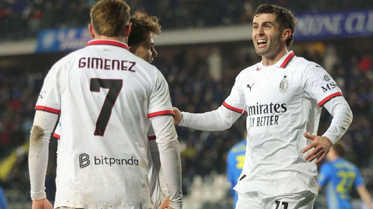 Milan see off Empoli with Gimenez’s help