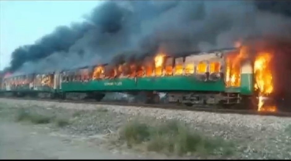 Trains chug along, ignoring firefighting upgrades